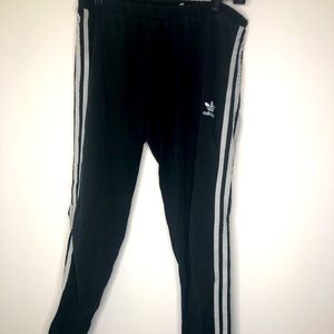 Adidas Ankle Length Black & White Leggings